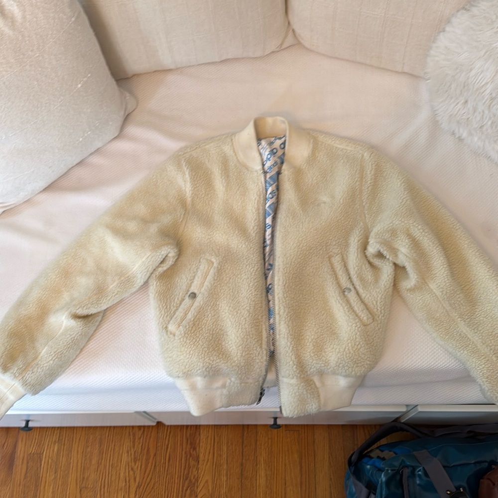 adidas x Alexander Wang fleece bomber jacket